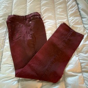 EUC Diane Gilman2 Red Jeans sz 6